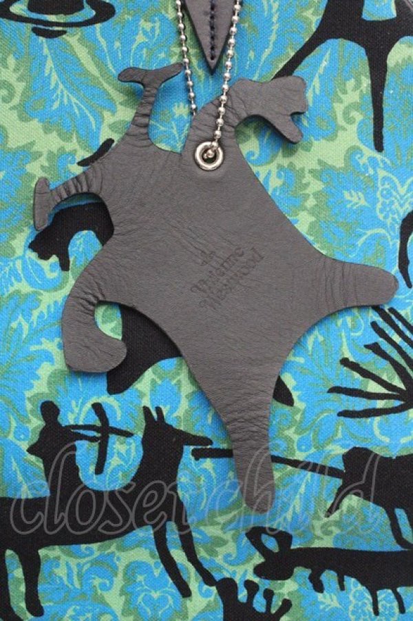 画像2: ヴィヴィアンウエストウッド 中古 / ケイブマンハンドバッグ  ブルー  O-26-03-15-001-ba-YM-OS (2)