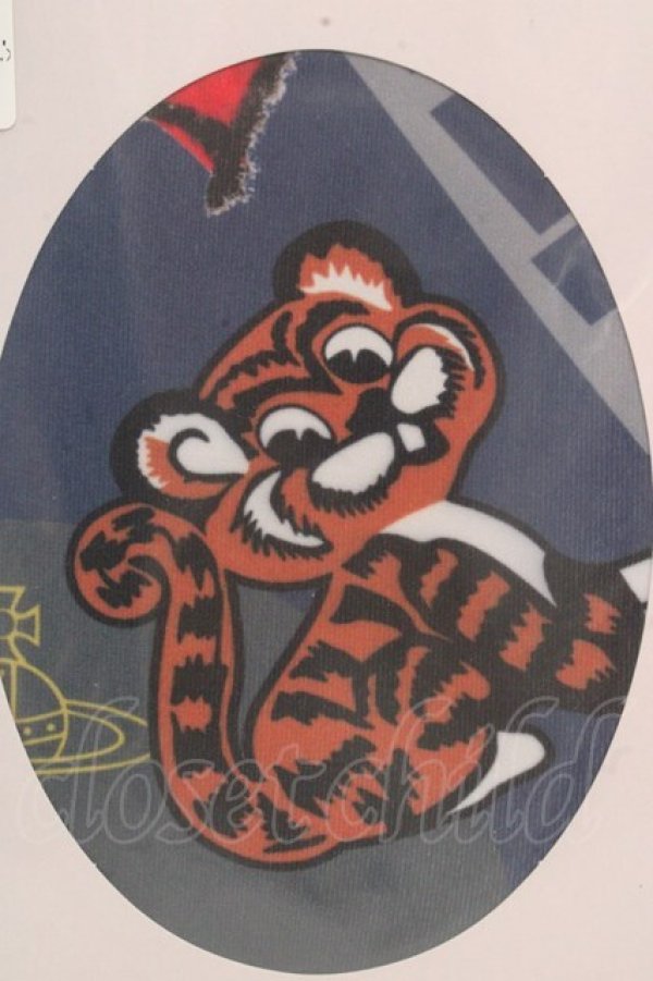 画像2: ヴィヴィアンウエストウッド 中古 / パッチタイツ M-L ネイビー  O-26-03-15-041-gd-YM-OS (2)