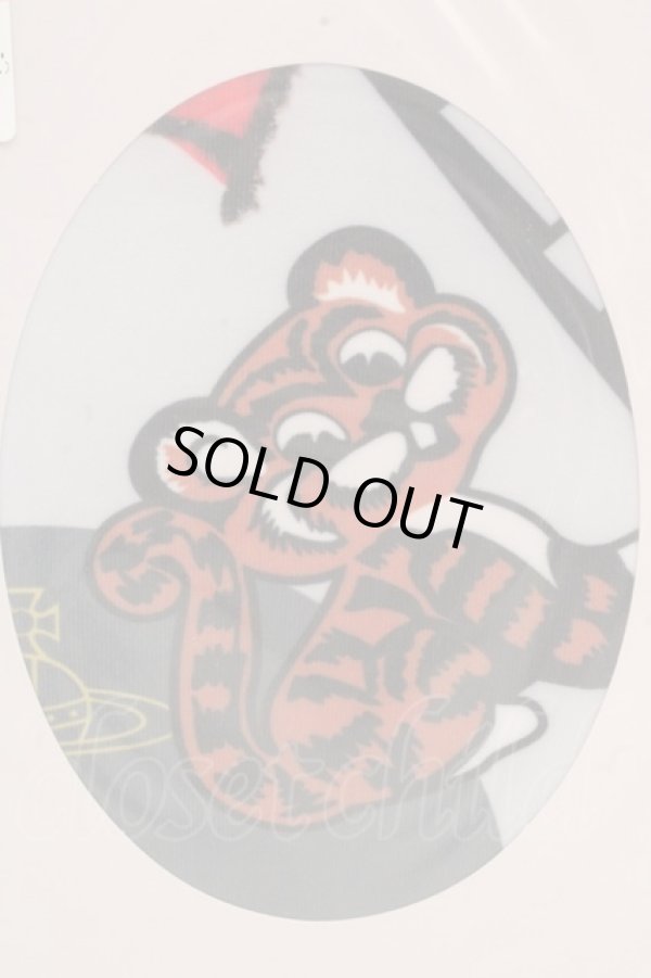 画像2: ヴィヴィアンウエストウッド 中古 / パッチタイツ M-L ライトグレー  O-26-03-15-042-gd-YM-OS (2)