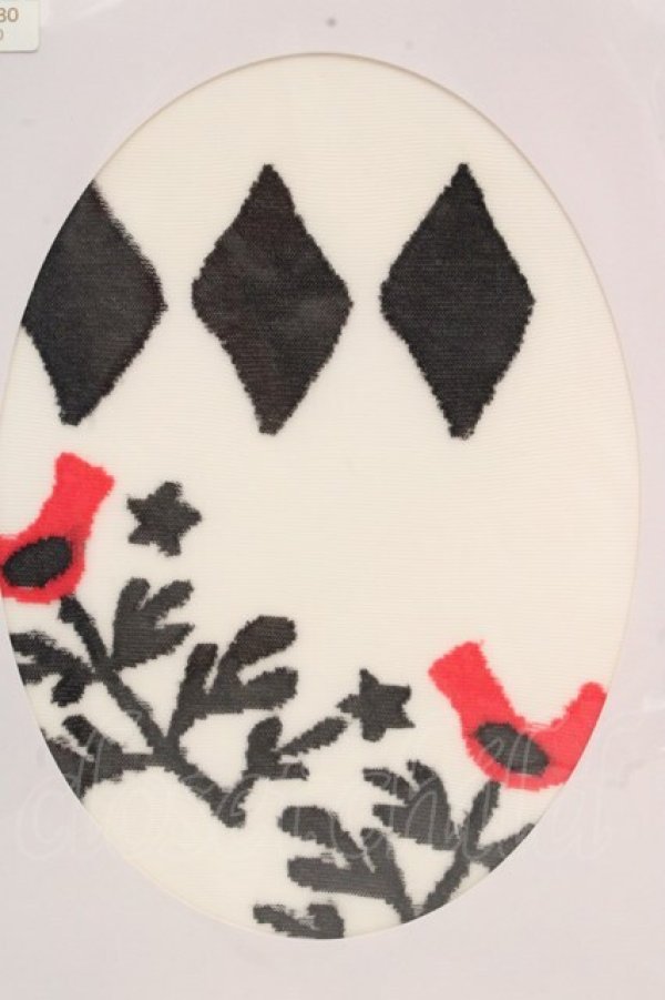 画像2: ヴィヴィアンウエストウッド 中古 / クラウンプリントタイツ M-L シュプール  O-26-03-15-044-gd-YM-OS (2)