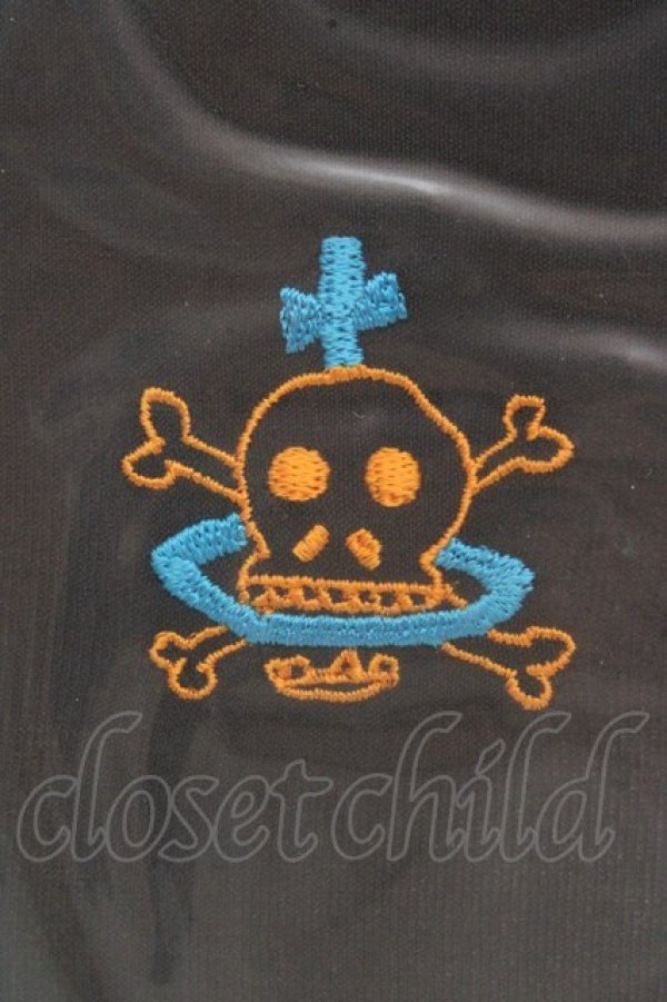 画像2: ヴィヴィアンウエストウッド 中古 / スカルオーブタイツ M-L ダスクグレー  O-26-03-15-045-gd-YM-OS (2)