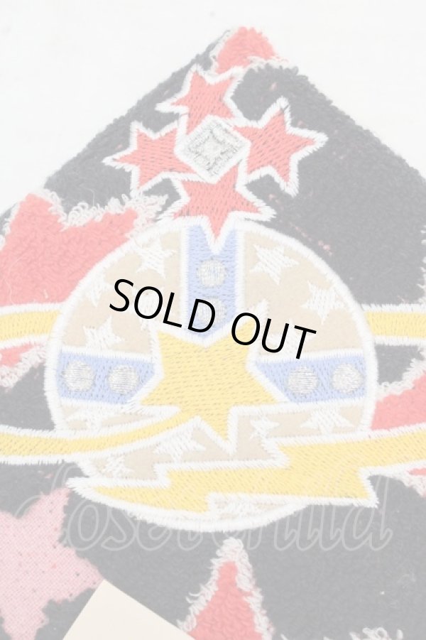 画像2: ヴィヴィアンウエストウッド 中古 / タオルハンカチ  ネイビー×ピンク×アカ  O-26-03-15-051-gd-IG-OS (2)