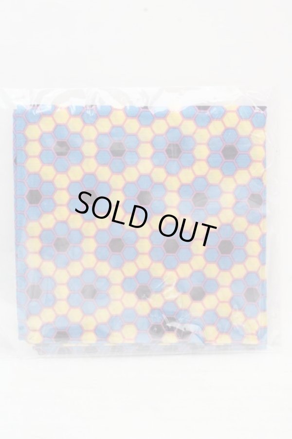 画像3: ヴィヴィアンウエストウッド 中古 / ハンカチーフ  ブルー×イエロー ハニカム柄  O-26-03-15-052-gd-IG-OS (3)