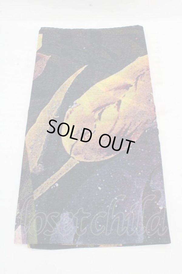 画像3: ヴィヴィアンウエストウッド 中古 / カーピフラワー　ハンカチーフ  ブラックｘレッドオーブ  O-26-03-15-056-gd-YM-OS (3)