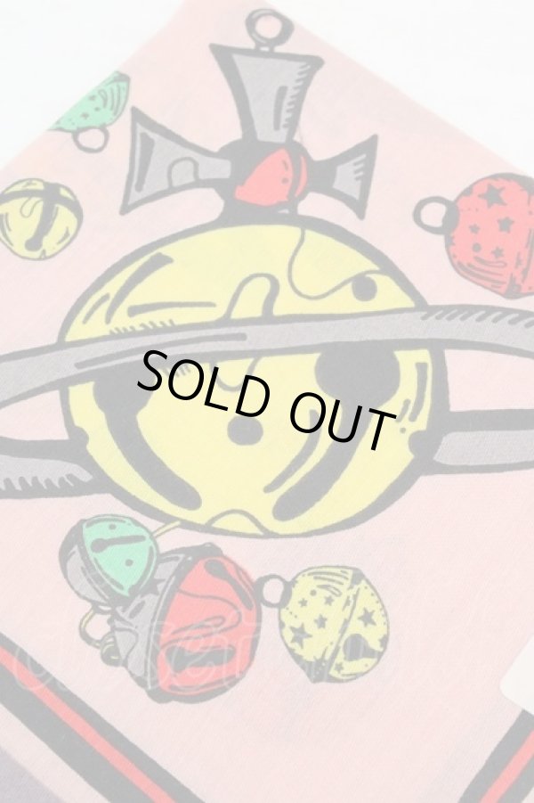 画像3: ヴィヴィアンウエストウッド 中古 / フェルトチャーム付キベルハンカチーフ  ピンクｘマルチ  O-26-03-15-061-gd-YM-OS (3)