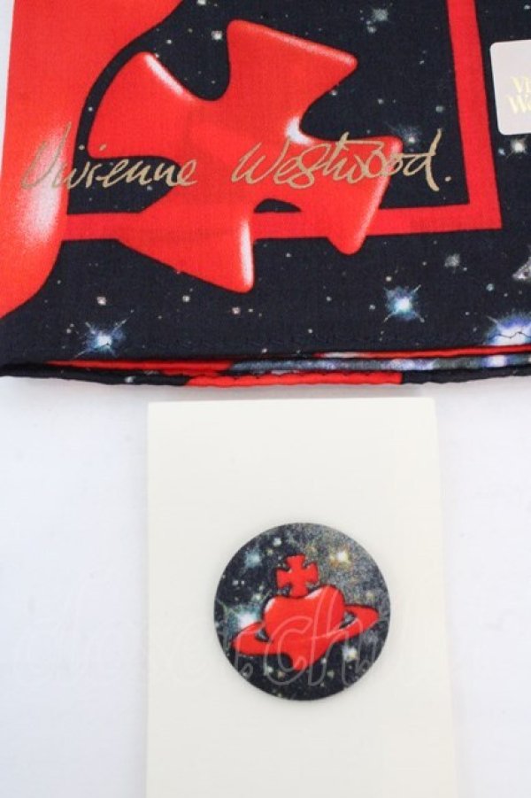画像2: ヴィヴィアンウエストウッド 中古 / 3.11チャリティハンカチーフ  ギャラクシー  O-26-03-15-062-gd-YM-OS (2)
