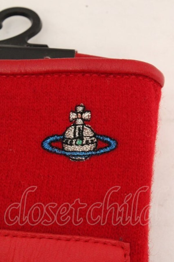 画像2: ヴィヴィアンウエストウッド MAN 中古 / ラムレザーグローブ  レッド  O-26-03-15-065-gd-YM-OS (2)