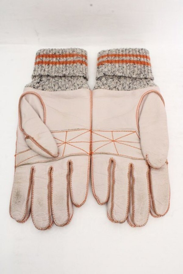 画像3: ヴィヴィアンウエストウッド 中古 / ステッチオーブレザーグローブ  ライトベージュ  O-26-03-15-066-gd-YM-OS (3)