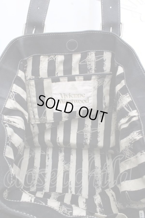 画像6: ヴィヴィアンウエストウッド 中古 / WARRENバッグ  ブラック  O-26-03-15-005-ba-YM-OS (6)