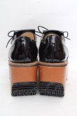 画像5: ヴィヴィアンウエストウッド 中古 / キルトウィングチップシューズ 38（約24cm） ブラックｘベージュ  O-26-03-15-072-sh-YM-OS (5)