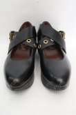 画像2: ヴィヴィアンウエストウッド 中古 / BUCKLE BALERINA CALF シューズ 37（23.5cm） ブラック  O-26-03-15-074-sh-YM-OS (2)