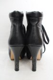 画像5: ヴィヴィアンウエストウッド 中古 / レースアップヒールブーツ 38（24cm） ブラック  O-26-03-15-075-sh-YM-OS (5)