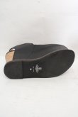 画像7: ヴィヴィアンウエストウッド 中古 / ウェッジサンダル 38（約24cm） ブラックｘベージュ  O-26-03-15-076-sh-YM-OS (7)