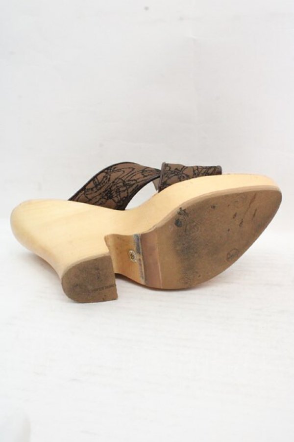 画像8: ヴィヴィアンウエストウッド 中古 / オーブ柄ミュール 35 ブラウン  O-26-03-15-077-sh-IG-OS (8)