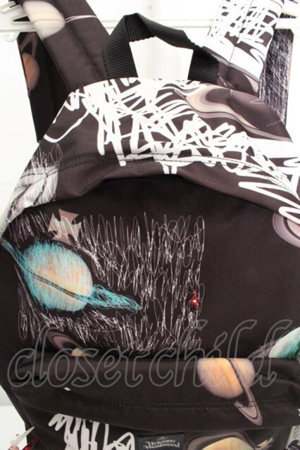 画像4: ヴィヴィアンウエストウッド 中古 / EASTPACK PADDED バックパック  ブラック  O-26-03-15-010-ba-YM-OS (4)
