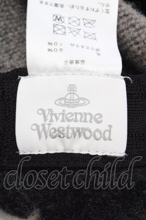 画像5: ヴィヴィアンウエストウッド 中古 / ORBS AND STARS バスクベレー帽  グレー  O-26-03-15-014-ha-YM-OS (5)