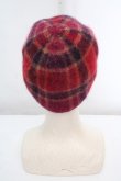 画像4: ヴィヴィアンウエストウッド 中古 / アルパカタータンベレー帽  レッド  O-26-03-15-016-gd-YM-OS (4)