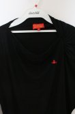 画像2: ヴィヴィアンウエストウッド 中古 / 単色オーブ刺繍カットソー 2 ブラック  O-26-03-22-023-to-YM-OS (2)