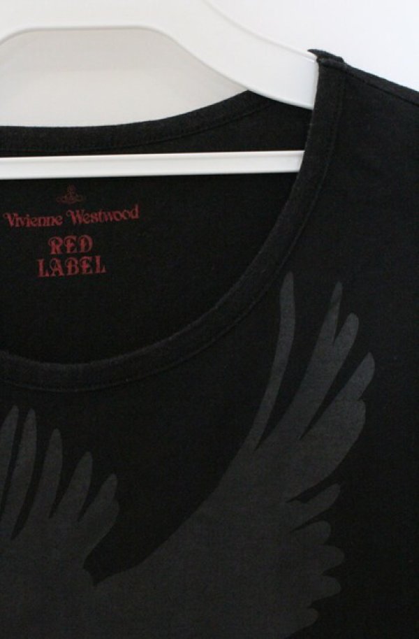 画像3: ヴィヴィアンウエストウッド 中古 / イーグルpt Tシャツ 2 ブラック  O-26-03-22-024-ts-YM-OS (3)