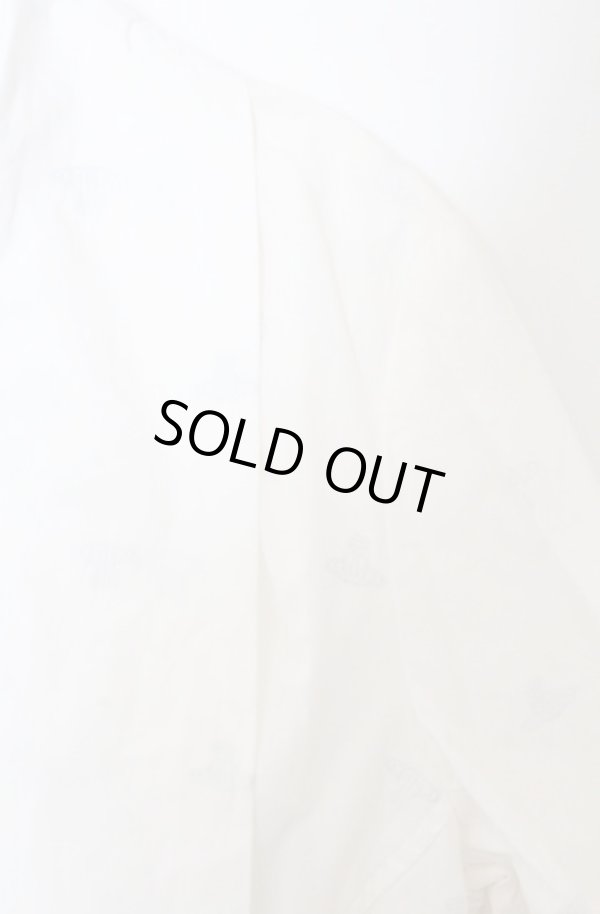 画像3: ヴィヴィアンウエストウッド 中古 / オーブ総柄ボウタイブラウス S ホワイト  O-26-03-22-030-bl-YM-OS (3)