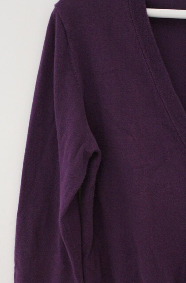 画像3: ヴィヴィアンウエストウッド 中古 / エッセンシャルオーブ刺繍カーディガン 3 パープル  O-26-03-22-036-to-YM-OS (3)