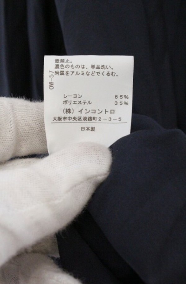 画像4: ヴィヴィアンウエストウッド 中古 / ボウタイブラウス 3 ネイビー  O-26-03-22-039-bl-YM-OS (4)