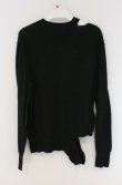 画像2: ANGLOMANIA 中古 / カットラスプルオーバーニット 38 ブラック  O-26-03-22-042-to-YM-OS (2)
