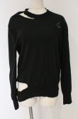 画像3: ANGLOMANIA 中古 / カットラスプルオーバーニット 38 ブラック  O-26-03-22-042-to-YM-OS (3)