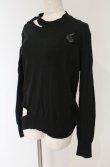 画像4: ANGLOMANIA 中古 / カットラスプルオーバーニット 38 ブラック  O-26-03-22-042-to-YM-OS (4)