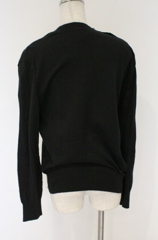 画像5: ANGLOMANIA 中古 / カットラスプルオーバーニット 38 ブラック  O-26-03-22-042-to-YM-OS (5)