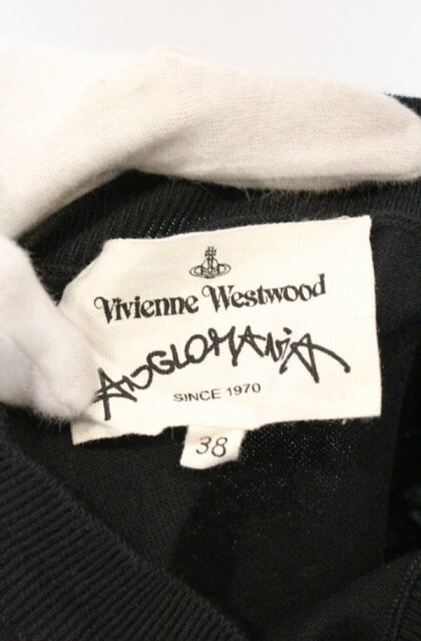 画像6: ANGLOMANIA 中古 / カットラスプルオーバーニット 38 ブラック  O-26-03-22-042-to-YM-OS (6)