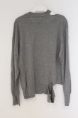 画像2: ANGLOMANIA 中古 / カットラスプルオーバーニット 38 グレー  O-26-03-22-043-to-YM-OS (2)