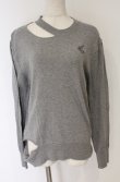 画像4: ANGLOMANIA 中古 / カットラスプルオーバーニット 38 グレー  O-26-03-22-043-to-YM-OS (4)