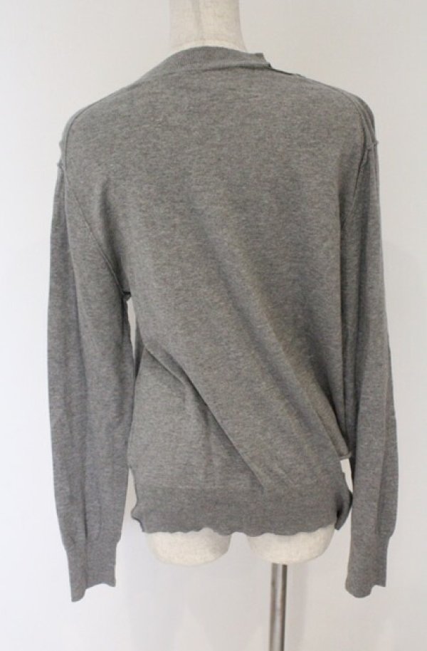 画像6: ANGLOMANIA 中古 / カットラスプルオーバーニット 38 グレー  O-26-03-22-043-to-YM-OS (6)