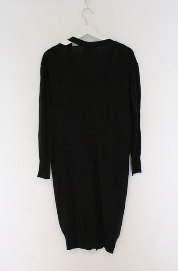 画像3: ANGLOMANIA 中古 / カットラスロングカーディガン 38 ブラック  O-26-03-22-044-to-YM-OS (3)