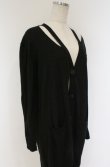 画像6: ANGLOMANIA 中古 / カットラスロングカーディガン 38 ブラック  O-26-03-22-044-to-YM-OS (6)
