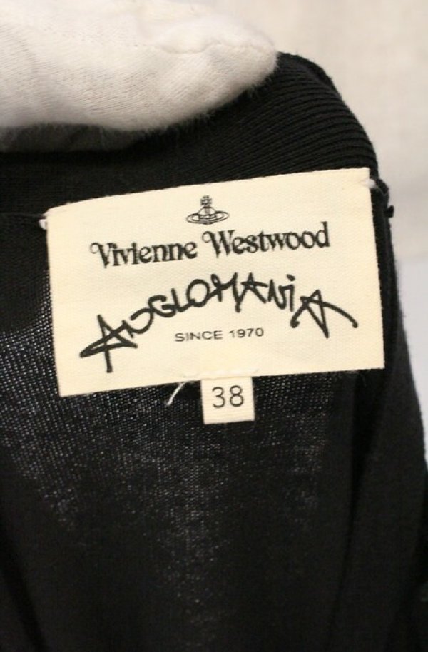 画像9: ANGLOMANIA 中古 / カットラスロングカーディガン 38 ブラック  O-26-03-22-044-to-YM-OS (9)