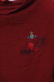 画像2: ヴィヴィアンウエストウッド 中古 / WING HEART 刺繍ニットソー XS レッド  O-26-03-22-050-to-YM-OS (2)