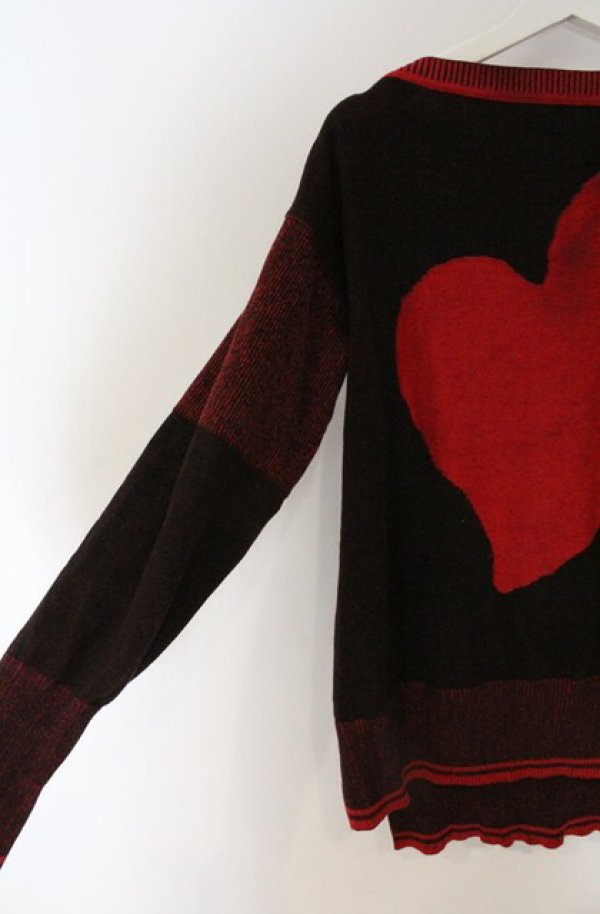 画像3: ヴィヴィアンウエストウッド 中古 / アシメハートトップス 00 レッド  O-26-03-22-051-to-YM-OS (3)