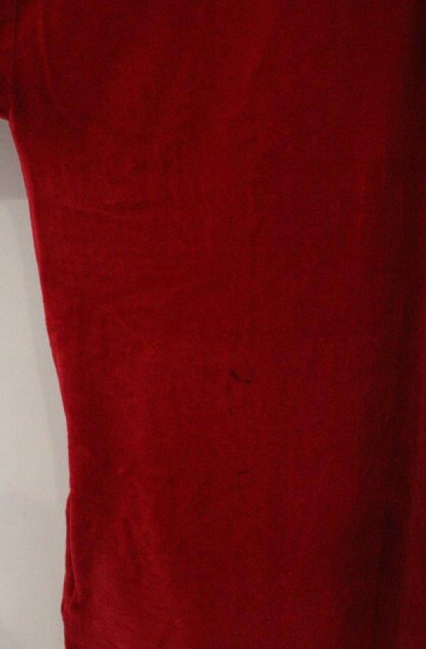 画像3: ヴィヴィアンウエストウッド 中古 / コットンベロアハーフジップワンピース 00 レッド  O-26-03-22-052-op-YM-OS (3)
