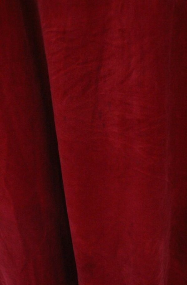 画像5: ヴィヴィアンウエストウッド 中古 / コットンベロアハーフジップワンピース 00 レッド  O-26-03-22-052-op-YM-OS (5)