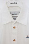 画像2: ヴィヴィアンウエストウッド MAN 中古 / 銀オーブ刺繍シャツ 48 ホワイト  O-26-03-22-006-bl-YM-OS (2)