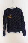 画像6: ヴィヴィアンウエストウッド 中古 / TIGER STRIPES RAGLANスウェット XS ネイビー  O-26-03-22-054-to-YM-OS (6)