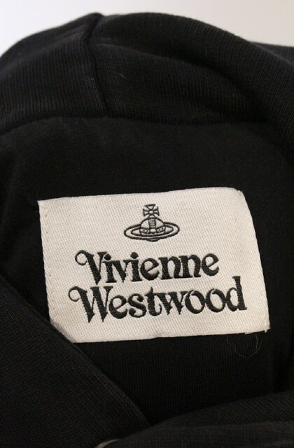 画像6: ヴィヴィアンウエストウッド 中古 / プルオーバースウェットシャツ パーカー S ブラック  O-26-03-22-056-to-YM-OS (6)