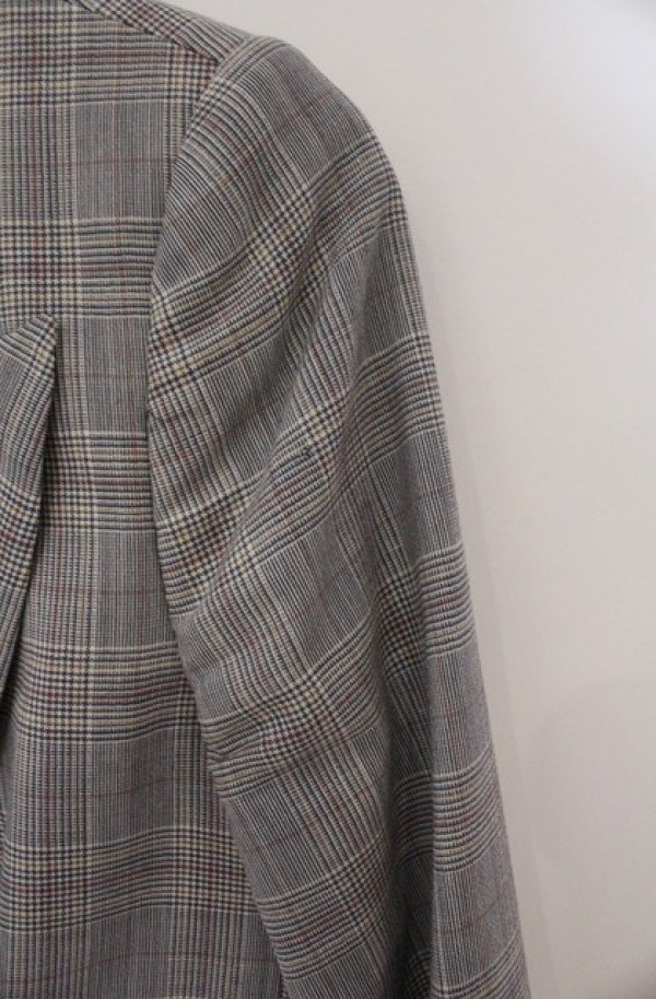 画像3: ヴィヴィアンウエストウッド 中古 / グレンチェックダブルブレストジャケット 2 グレー  O-26-03-22-057-jc-YM-OS (3)