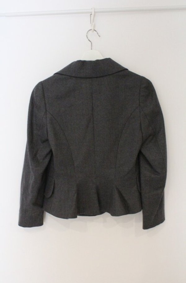 画像4: ヴィヴィアンウエストウッド 中古 / ウールダブルジャケット 2 グレー  O-26-03-22-058-jc-YM-OS (4)