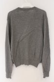 画像4: ANGLOMANIA 中古 / カットラス刺繍丸襟カーディガン 40 グレー  O-26-03-22-060-to-YM-OS (4)