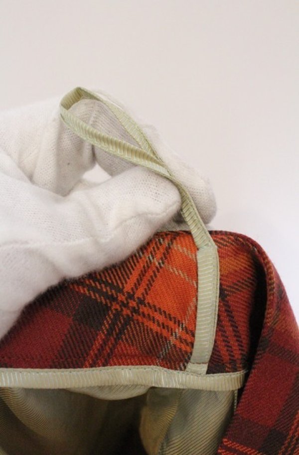 画像6: ヴィヴィアンウエストウッド 中古 / タータンチェックアニマルカットスカート 42 オレンジ  O-26-03-22-067-sk-YM-OS (6)