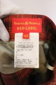 画像7: ヴィヴィアンウエストウッド 中古 / タータンチェックアニマルカットスカート 42 オレンジ  O-26-03-22-067-sk-YM-OS (7)