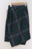 画像3: ヴィヴィアンウエストウッド 中古 / アシンメトリータータンスカート 36 グリーン  O-26-03-22-068-sk-YM-OS (3)